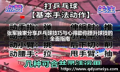 张军独家分享乒乓球技巧与心得助你提升球技的全面指南